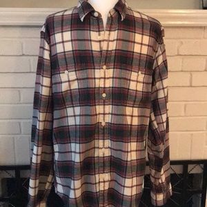 J Crew men’s Flannel shirt- Med slim